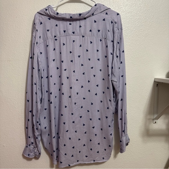 Frank & Eileen Barry Crinkle Heart Shirt XL - Picture 4 of 4